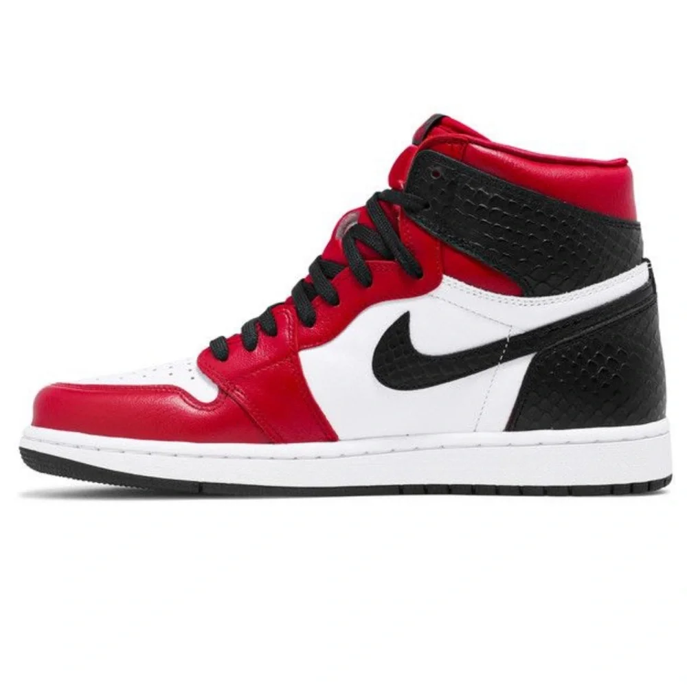 Air Jordan 1 Retro High OG Sneaker - Satin Red - women’s size 7 , men’s size 5.5